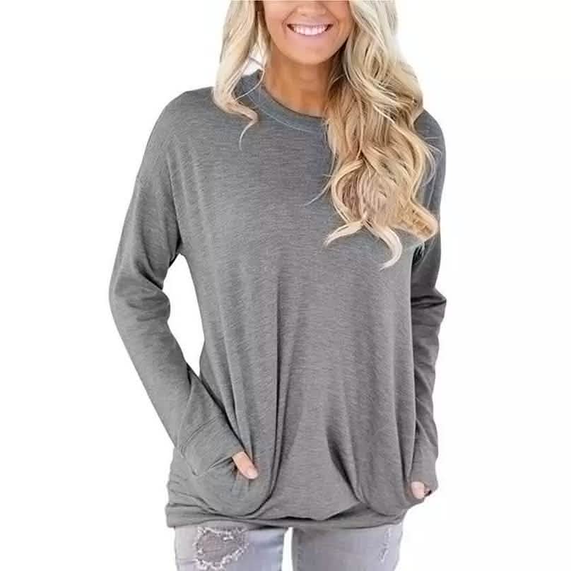 Solid Long Sleeve Shirt