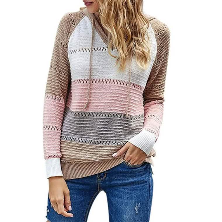 Women's Lightweight and Breathable Knit Hoodie