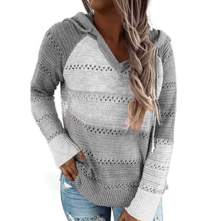 Women's Lightweight and Breathable Knit Hoodie