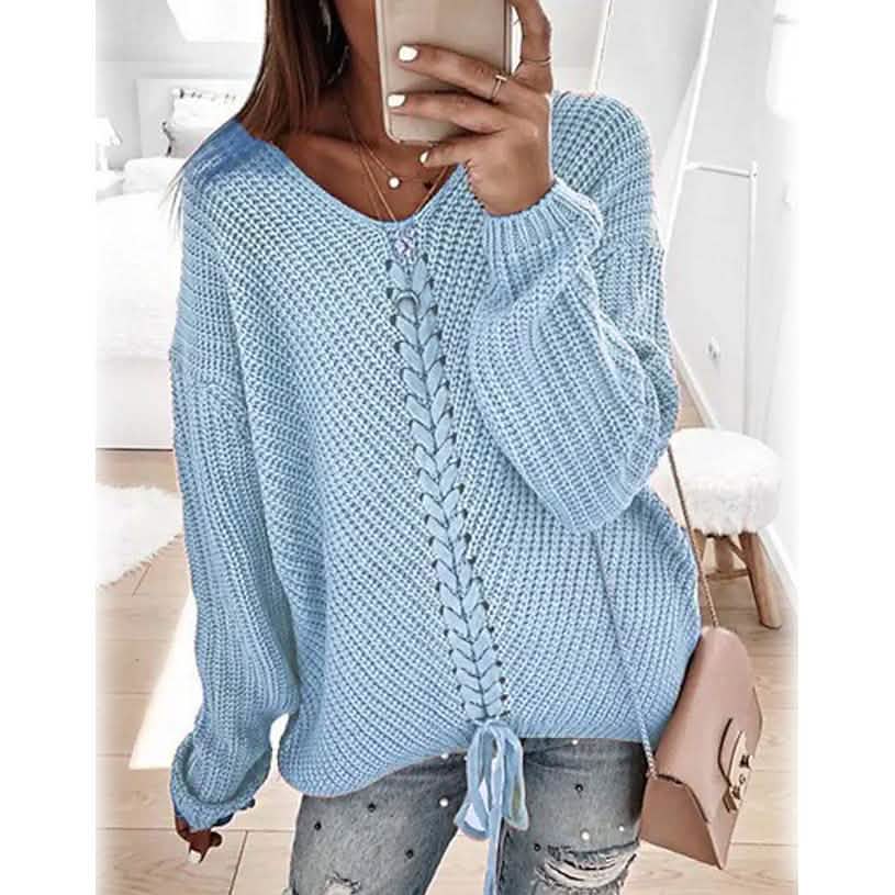 Women's Ribbed Knit Long Sleeve Lightweight Tunic Top