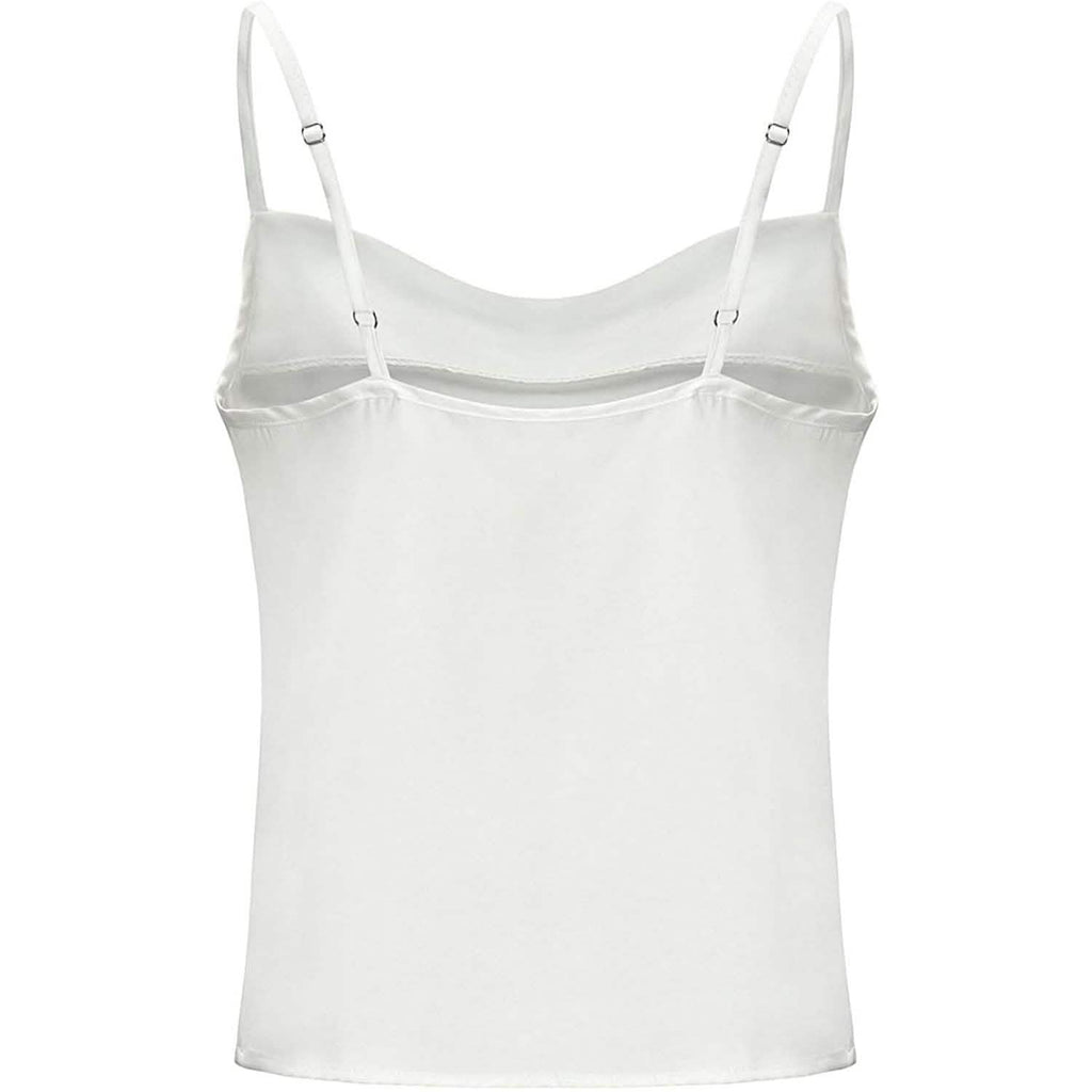 Women's Spaghetti Strap V-Neck Satin Suspender